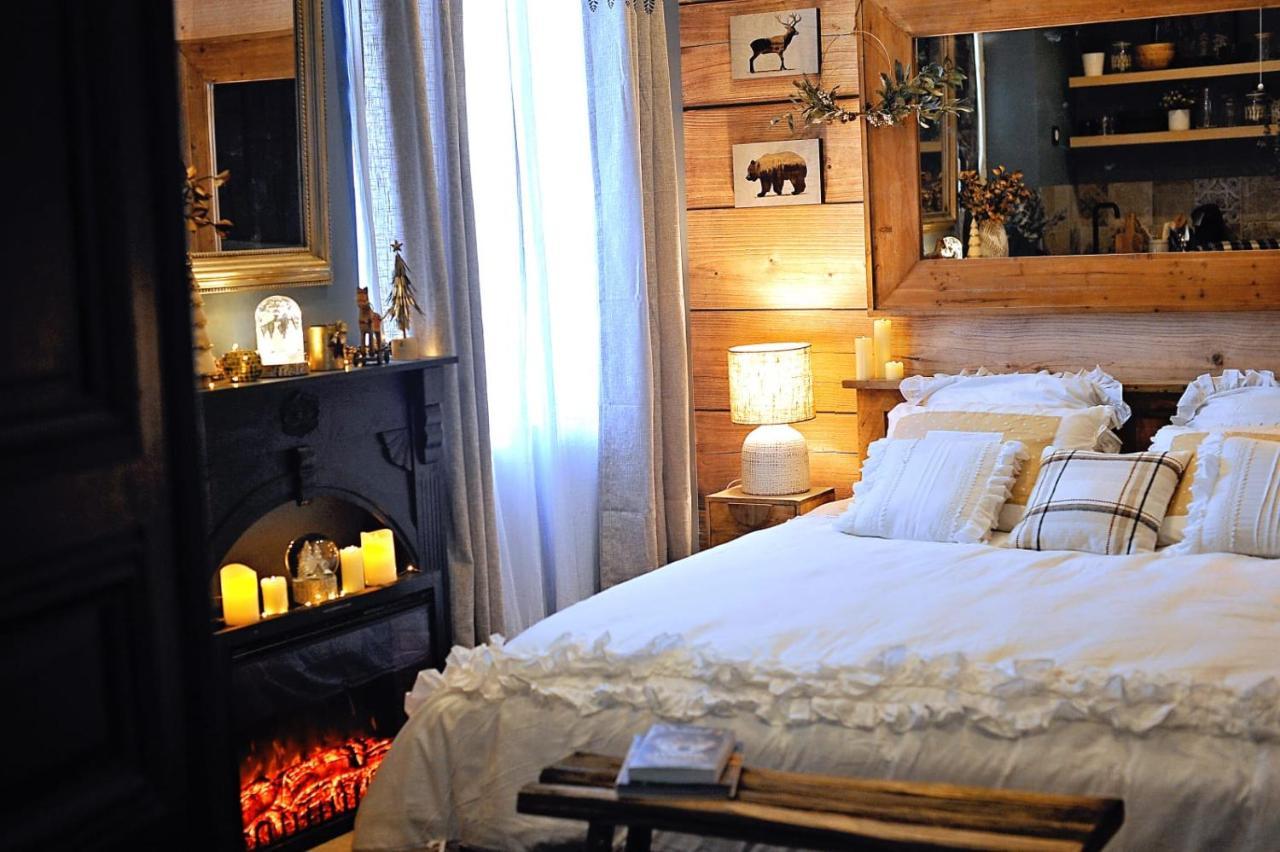 Le Chalet Romantique En Montagne, Spa, Ecran Cinema, Lit King Size, Day Use, 5Min Centre Evreux Bagian luar foto